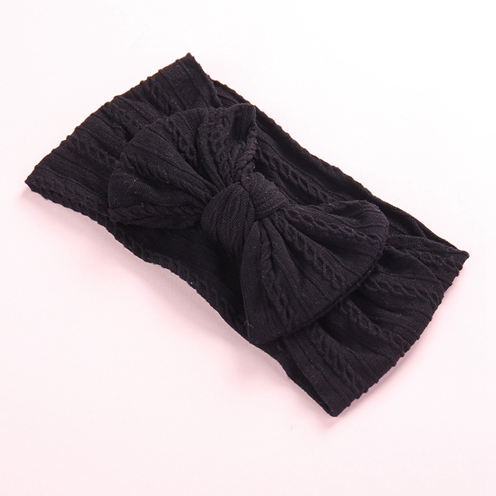 Baby Girls Headband Big Bow Ribbon Tie Hair Band Kids Adjustable Head Wrap Turban Infant Hair Accessories Newborn Photo Props 1414