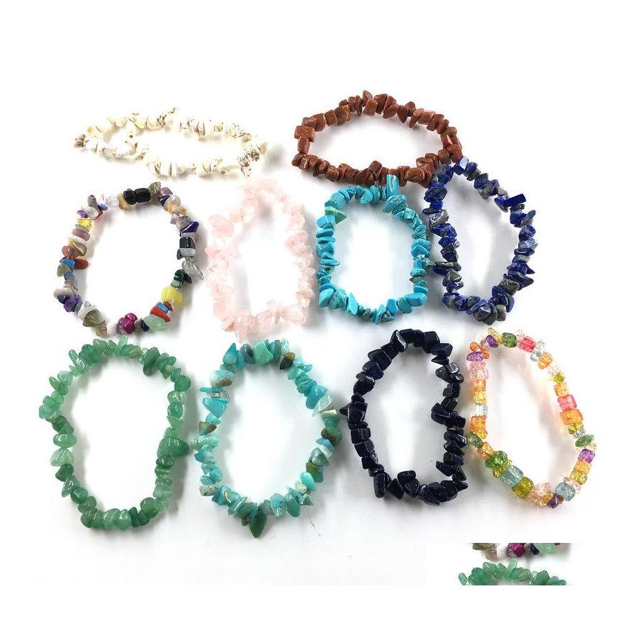 Beaded Strands Mticolor Broken Natural Stone Beaded Bracelets For Women Healing Crystal Quartz Elasticity Wristband Mens Fashion Je Otpnl
Beaded Strands Mticolor Broken Natural Stone Beaded Bracelets For Women Healing Crystal Quartz Elasticity Wristband Mens Fashion Je Otpnl