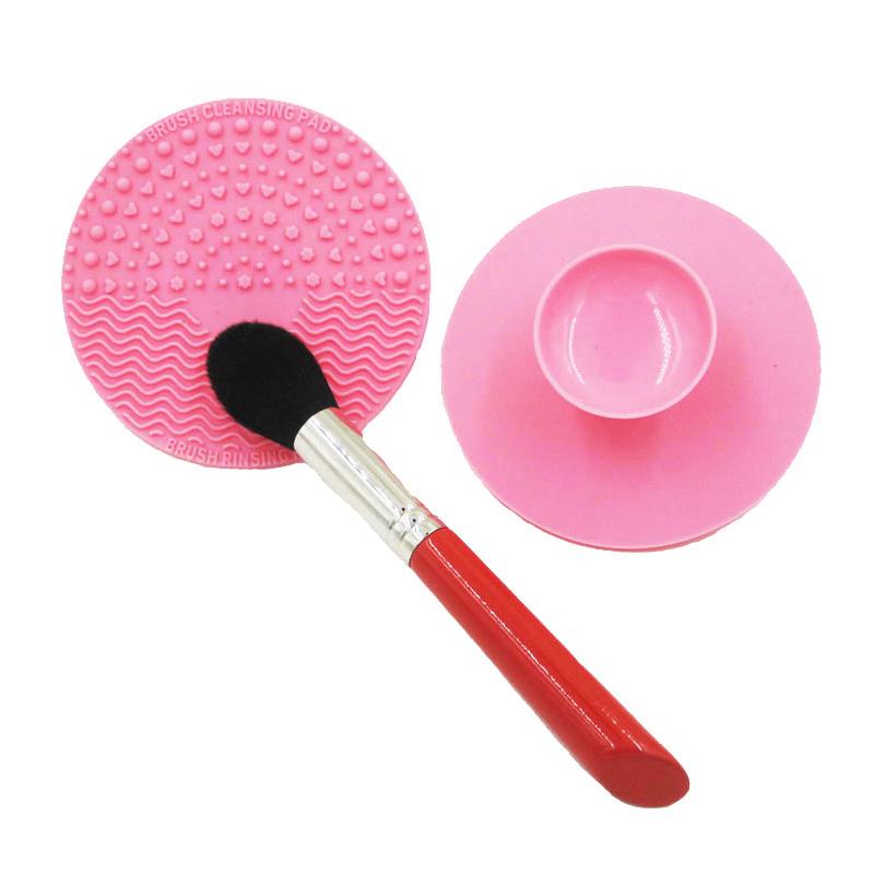 Makeup Brushes 1Pcs Silicone Brush Cleansing Pad Palette Cleaner Cleaning Mat Washing Scrubber Cosmetic Make Up Toolsmakeup
