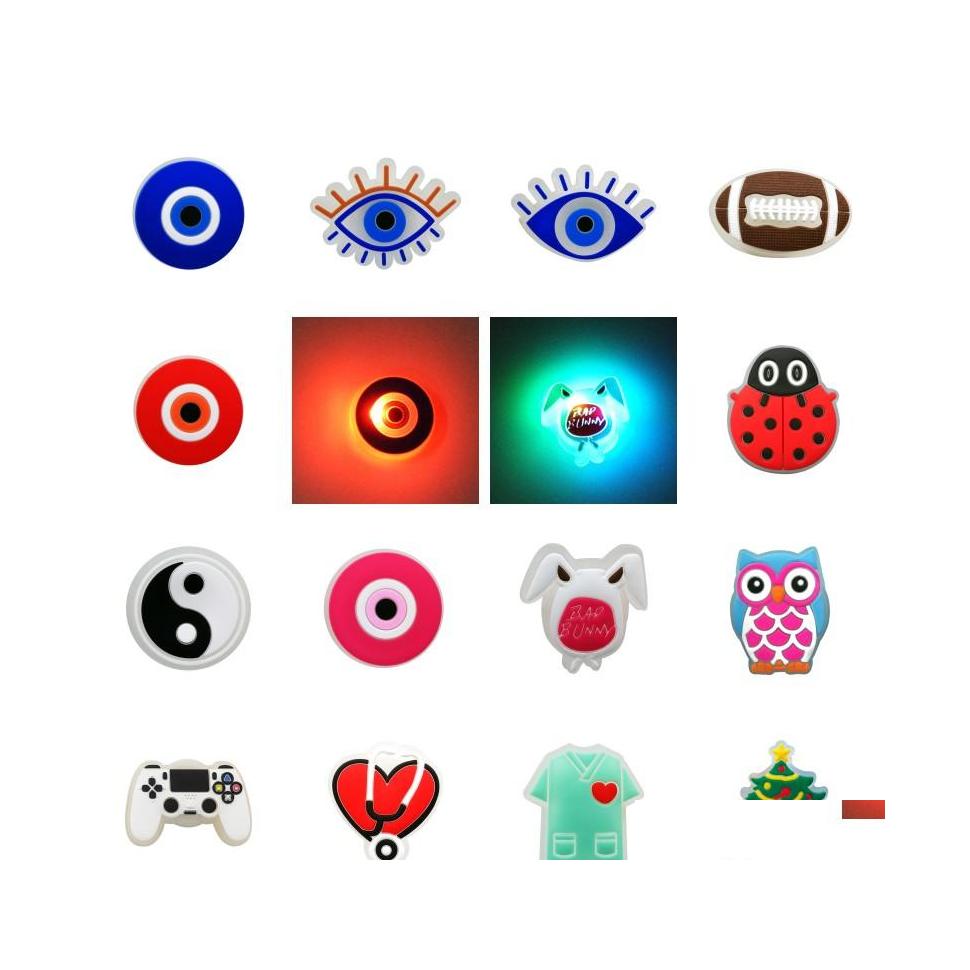 Shoe Parts Accessories Dhs/Fedex Moq 200Pcs Available Styles Led Light Up Sparkle Croc Jibz Charms Flashing Buckles Decorations Lu Dhwkd
Shoe Parts Accessories Dhs/Fedex Moq 200Pcs Available Styles Led Light Up Sparkle Croc Jibz Charms Flashing Buckles Decorations Lu Dhwkd