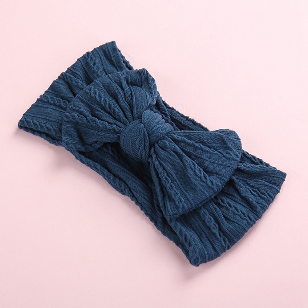 Baby Girls Headband Big Bow Ribbon Tie Hair Band Kids Adjustable Head Wrap Turban Infant Hair Accessories Newborn Photo Props 1414