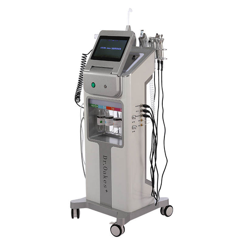 H2O Dermabrasion Facial Machine Aqua Face Clean Microdermabrasion Professional Oxygen Facial Equipment Crystal Diamond