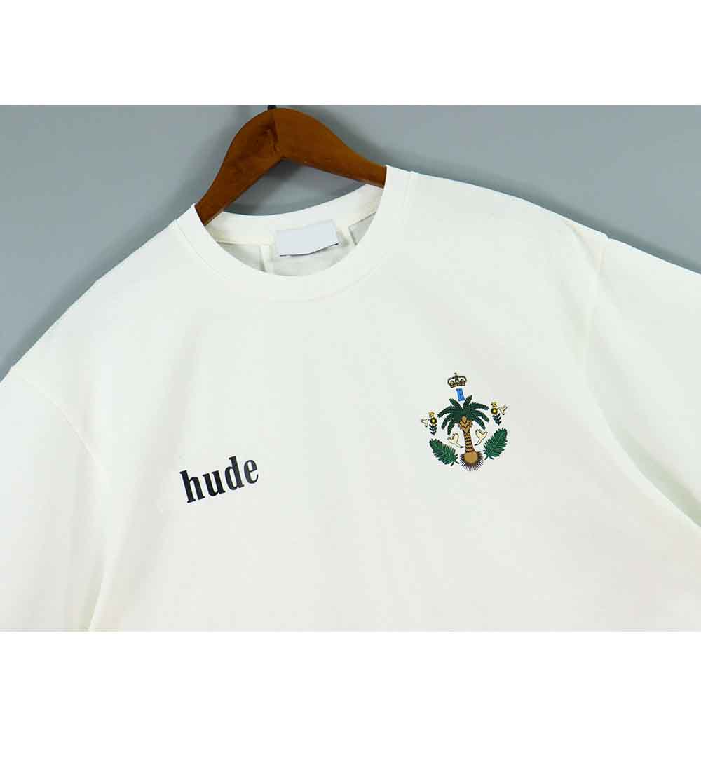 Men's Plus Tees & Polos Round neck embroidered and printed polar style summer wear with street pure cotton 8G4766