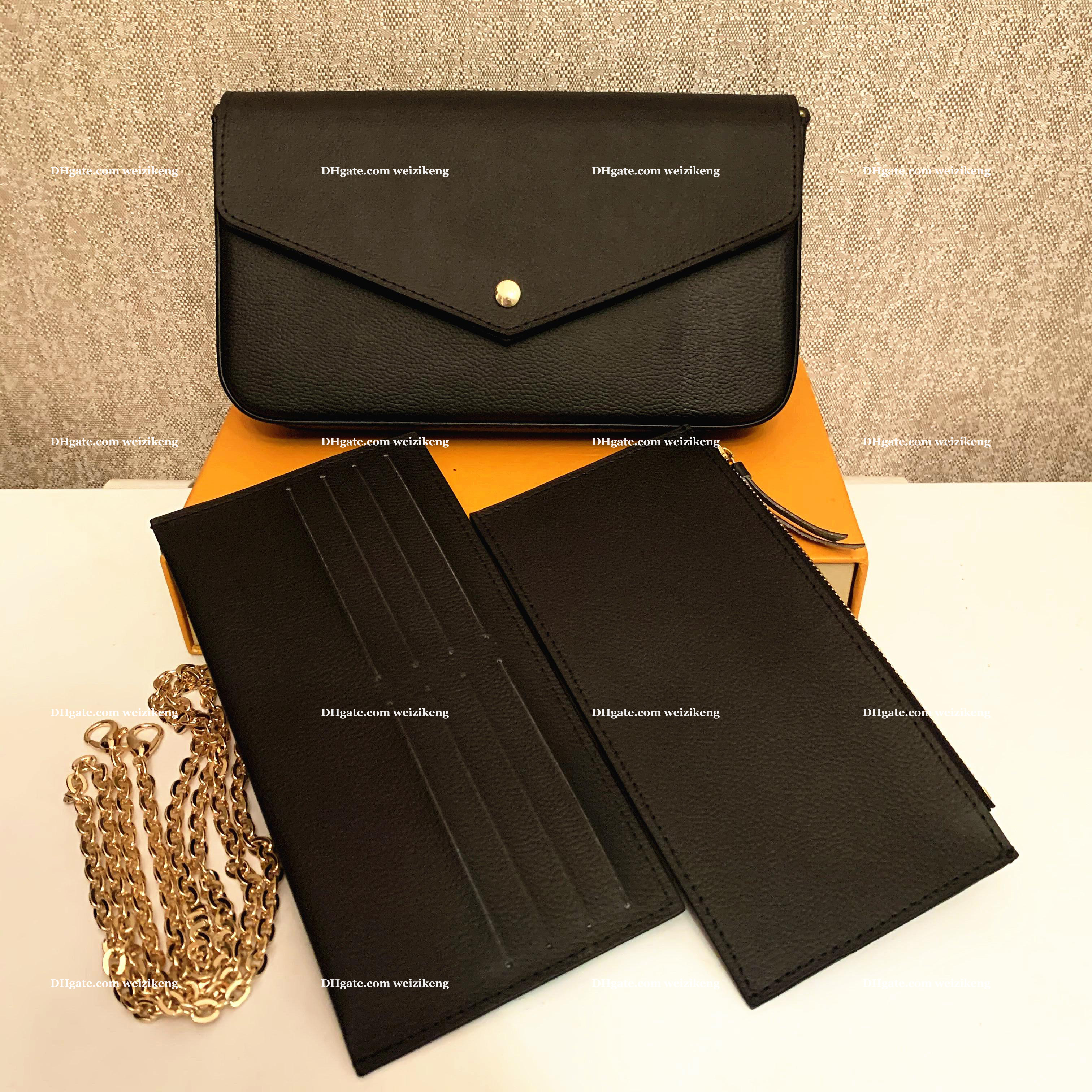 Fashion bag Women handbag Luxury Designers Bags 3-piece set High quality Chain Classic Flower Brown Fashion bag, White flower
Fashion bag Women handbag Luxury Designers Bags 3-piece set High quality Chain Classic Flower Brown Fashion bag, White flower