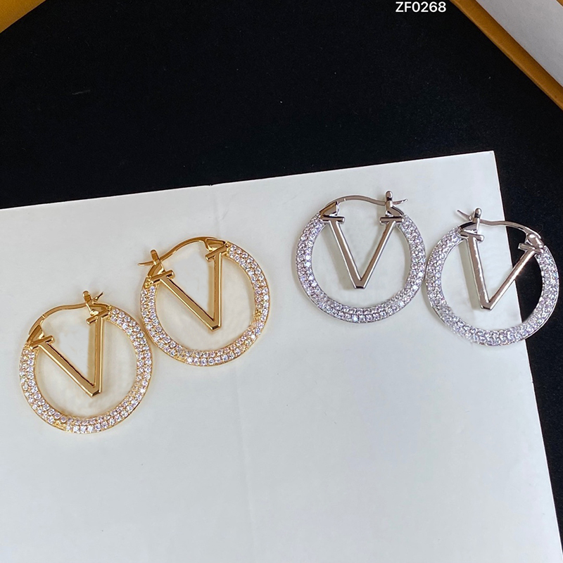 2023 trends zircon large hoop earrings for women luxury designer party fashion jewelry Letter Stud Earring Wholesale holiday gifts
2023 trends zircon large hoop earrings for women luxury designer party fashion jewelry Letter Stud Earring Wholesale holiday gifts