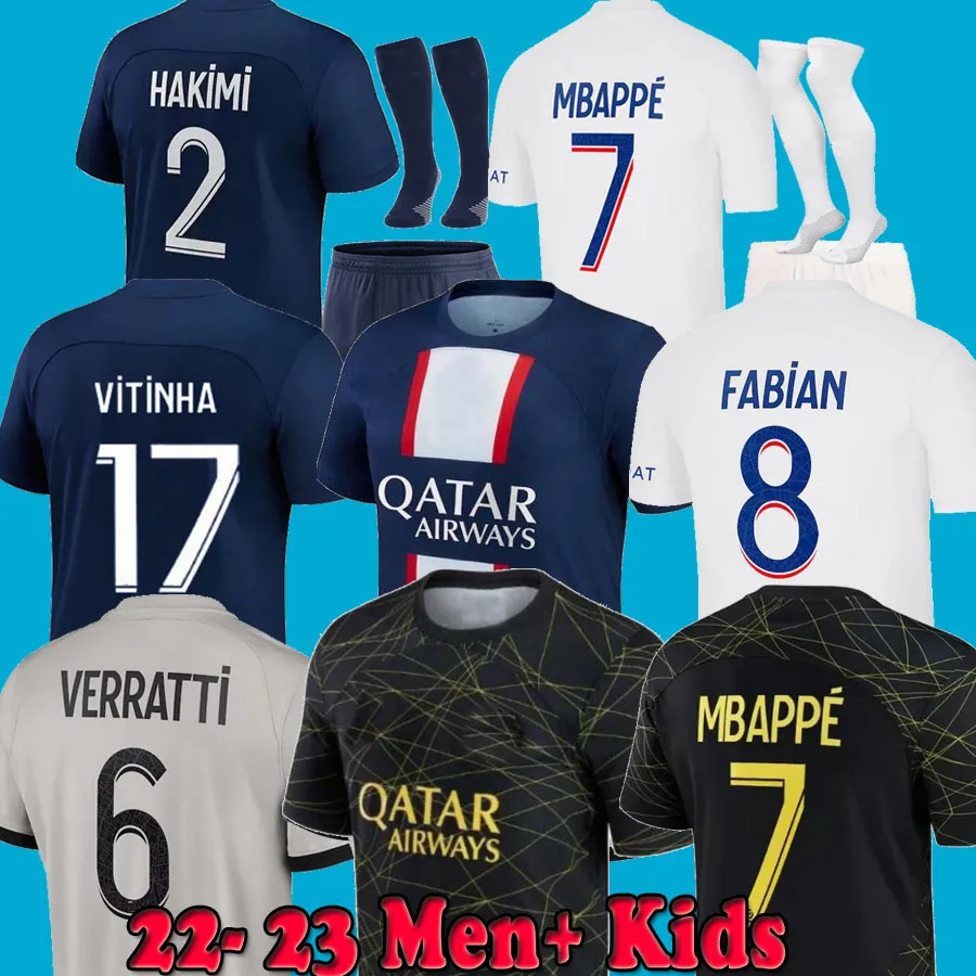 Size S-4XL HAKIMI soccer jersey 22 23 MBAPPE Maillots de football 2022 MARQUINHOS VERRATTI Fans Player version pSGS men kids kit shirt uniforms maillot foot, Green
Size S-4XL HAKIMI soccer jersey 22 23 MBAPPE Maillots de football 2022 MARQUINHOS VERRATTI Fans Player version pSGS men kids kit shirt uniforms maillot foot, Green