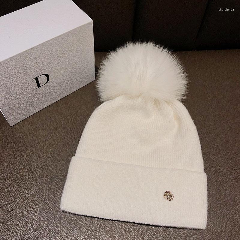 Beanies Beanie/Skull Caps Winter Brand Female Fur Pom Poms Hat For Women Girl 's Knitted Cap Thick Skullies BeaniesBeanie/Skull Chur22, White
Beanies Beanie/Skull Caps Winter Brand Female Fur Pom Poms Hat For Women Girl 's Knitted Cap Thick Skullies BeaniesBeanie/Skull Chur22, White