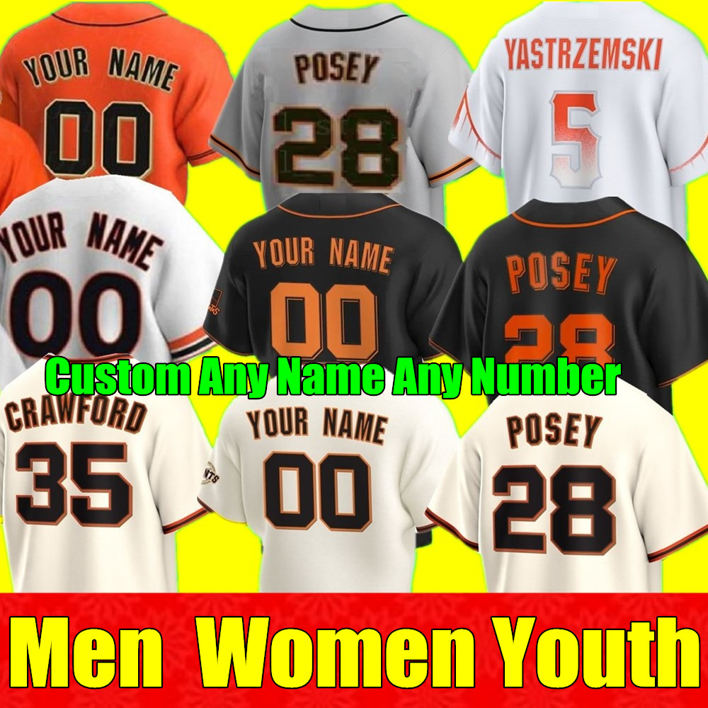2023 S-4XL Baseball Jerseys San 5 Mike Yastrzemski 35 Brandon Crawford Francisco Men Women Kids Giants Evan Longoria Joc Pederson Brandon Belt Buster Posey Will Clark, As shown in illustration
2023 S-4XL Baseball Jerseys San 5 Mike Yastrzemski 35 Brandon Crawford Francisco Men Women Kids Giants Evan Longoria Joc Pederson Brandon Belt Buster Posey Will Clark, As shown in illustration