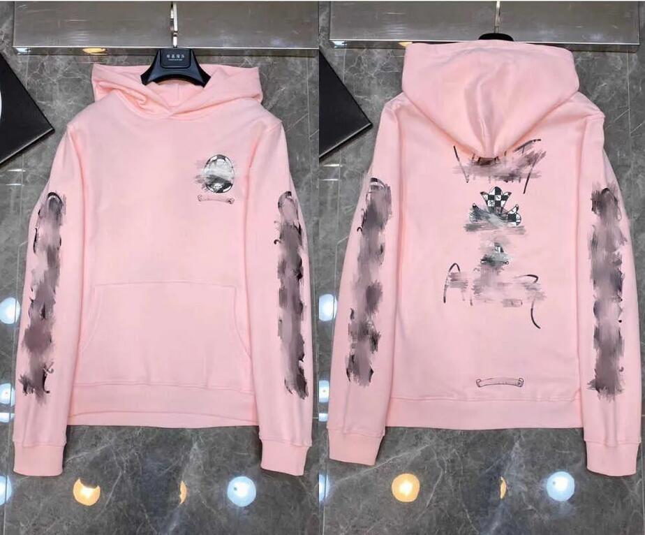 Luxury Designer Heart Classic Fashion Hoodies Mens Chromes Zipper Ch Horseshoe Sanskrit Cross Print Pullover Hooded Sweatshirts Sweater Woman Loose Jackts A5kx