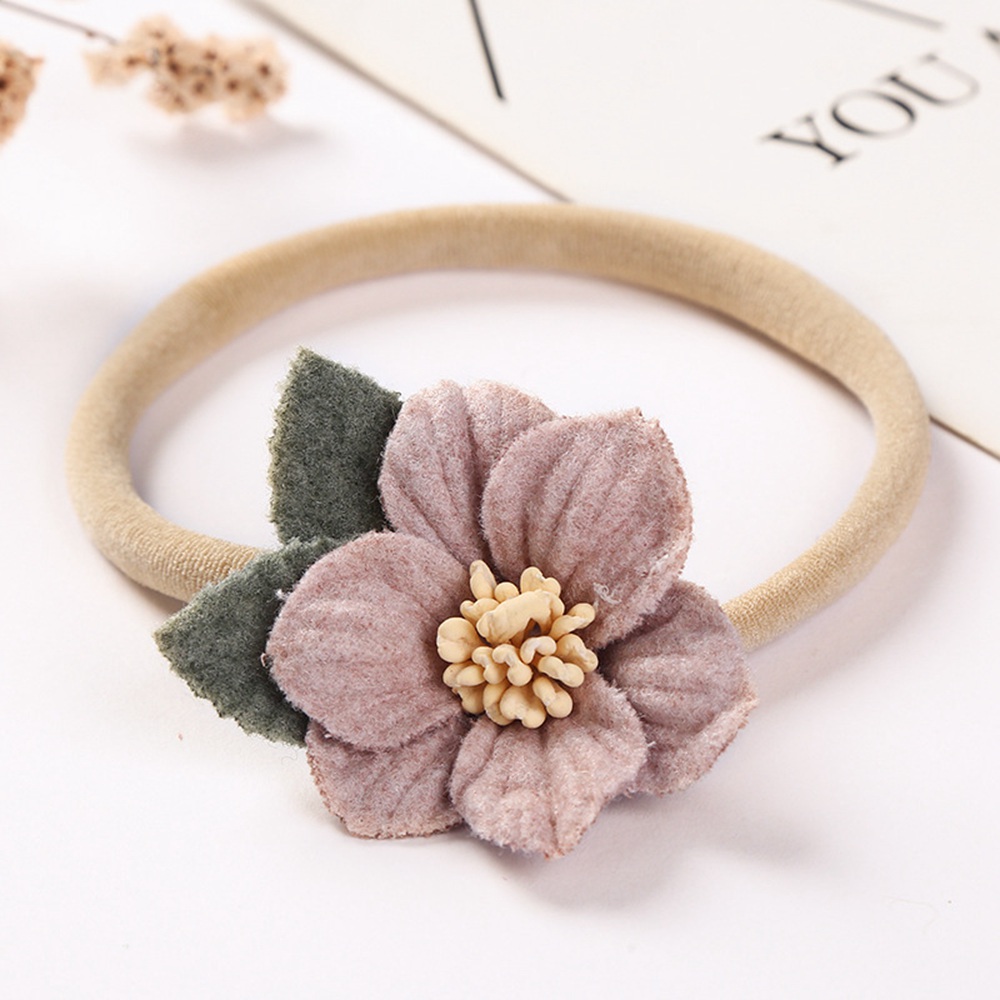10pcs/set Sweet Flower Ribbon Hair Band Girls Hair Ties Bows Elastic Rubber Band Flowers Small Ball Scrunchies Baby Kids Hair Accessories 1433