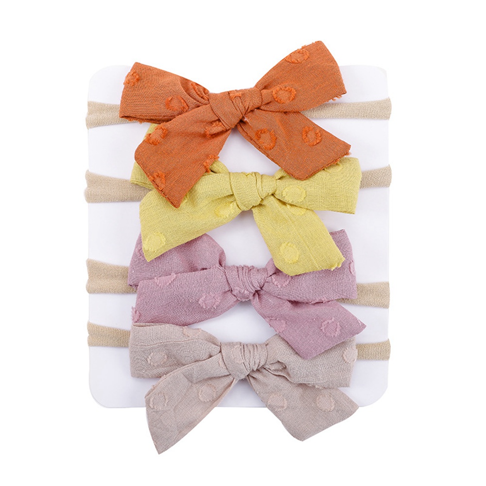 Lace Bows Baby Girl Ribbon Headband With Elastic Soft Hair Bands Kids Headwear Newborn Headbands Baby Hairs Accessories 1438