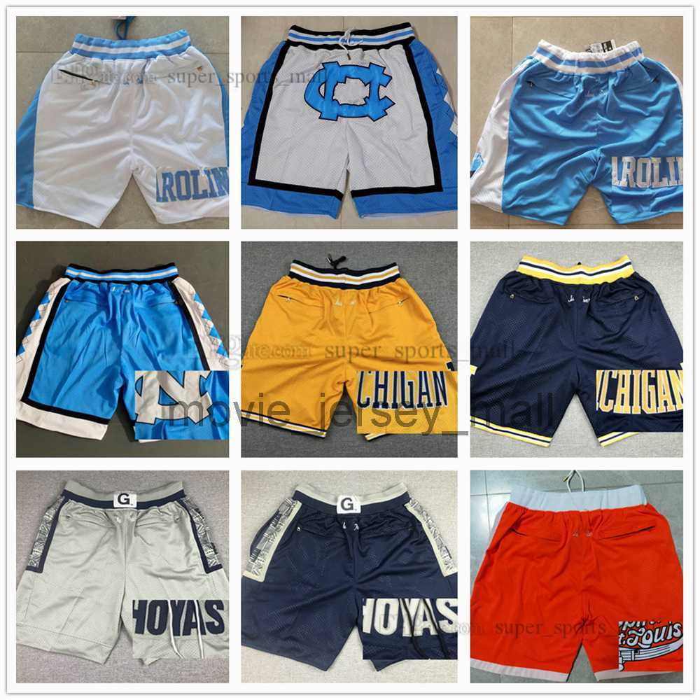 College Basketball Shorts Movie JUST Men DON Zipper Pockets All Team Retro Sweatpants Hip Pop Fashion Pant Stitched Top Quality Short Blue White Black, Dense embroidery
College Basketball Shorts Movie JUST Men DON Zipper Pockets All Team Retro Sweatpants Hip Pop Fashion Pant Stitched Top Quality Short Blue White Black, Dense embroidery