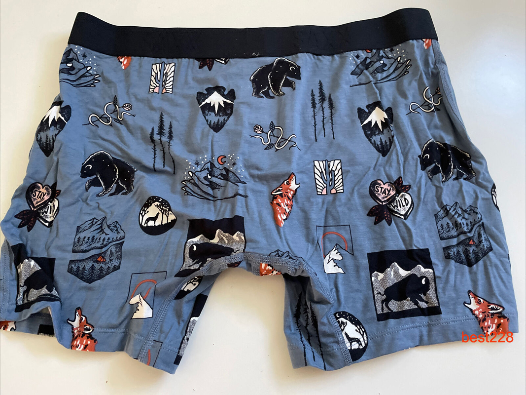 SAXX Men's Underwear boxer Underpants Viscose Soft VIBE Boxer