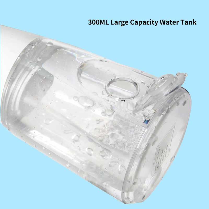 Oral Irrigators Other Hygiene 300ml Irrigator Rechargeable Portable Water Flosser 4 Modes Dental Jet Floss IPX7 proof Teeth Cleaner 4 Nozzles 221215