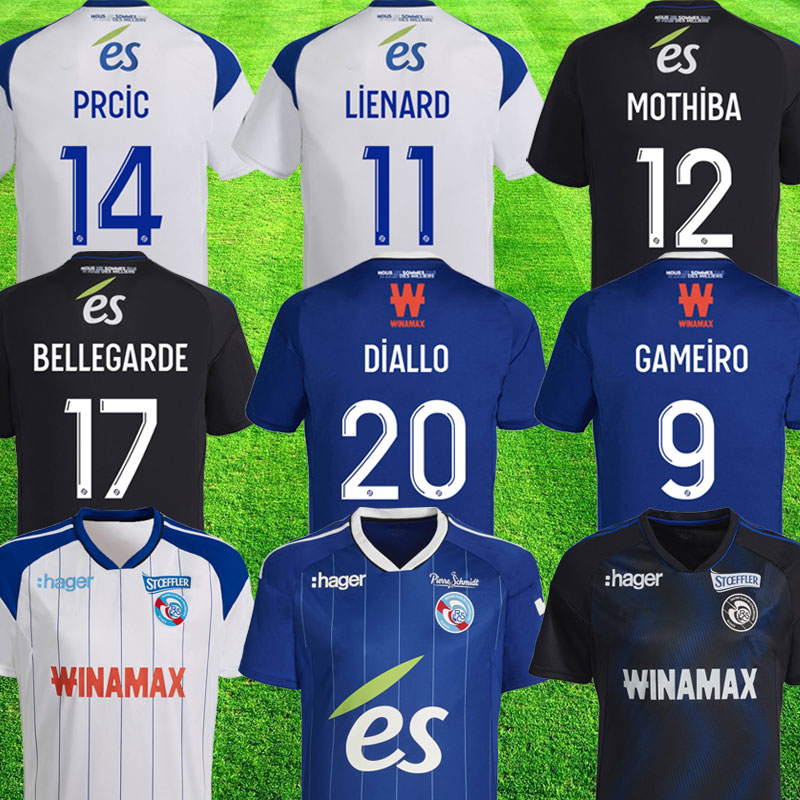 22 23 RC Strasbourg Alsace soccer jerseys maillot de foot home blue 2022 2023 AHOLOU BELLEGARDE LiEnard Diallo DJIKU AJORQUE Gameiro football shirts home away third, League away
22 23 RC Strasbourg Alsace soccer jerseys maillot de foot home blue 2022 2023 AHOLOU BELLEGARDE LiEnard Diallo DJIKU AJORQUE Gameiro football shirts home away third, League away
