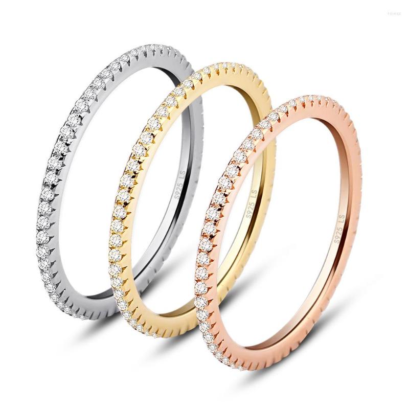 Wedding Rings Limited Offer OMYFUN Silve Ring 925 Sterling Silver Jewelry 3 Color CZ Micro Pave Anillo Prata De Anel Factory Sale
Wedding Rings Limited Offer OMYFUN Silve Ring 925 Sterling Silver Jewelry 3 Color CZ Micro Pave Anillo Prata De Anel Factory Sale