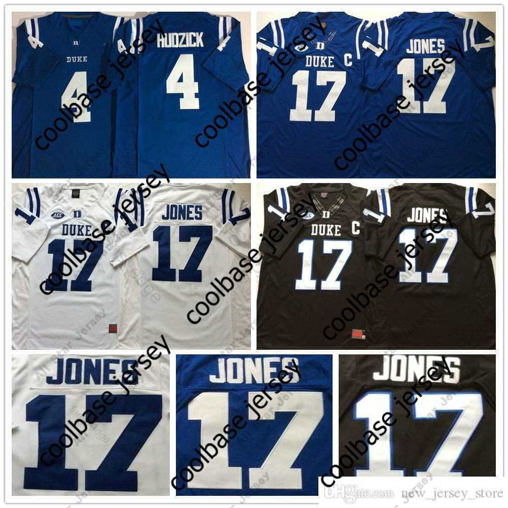 2020th NCAA Duke Blue Devils College Football Jersey #4 Myles Hudzick Jersey Home Away #17 Daniel Jones Stitched 150th Jerseys Shirt, Black
2020th NCAA Duke Blue Devils College Football Jersey #4 Myles Hudzick Jersey Home Away #17 Daniel Jones Stitched 150th Jerseys Shirt, Black