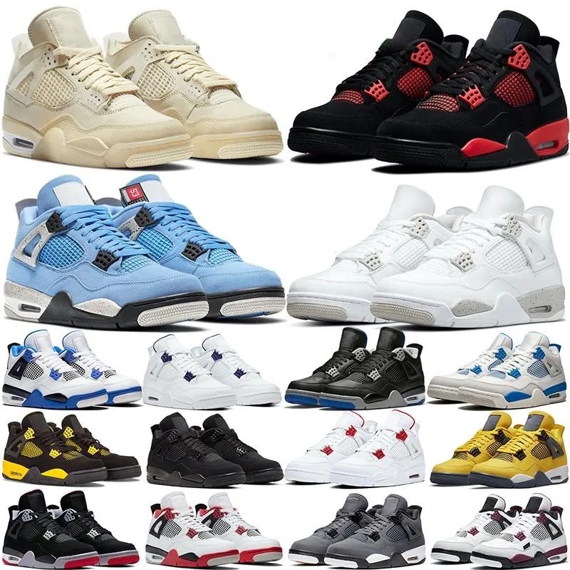 Jumpman 4 4s Men Women Basketball Shoes Red Thunder Infrared Black Cat Bred University Blue Sail Cool Grey Shimmer Royalty Womens Mens, Silver
Jumpman 4 4s Men Women Basketball Shoes Red Thunder Infrared Black Cat Bred University Blue Sail Cool Grey Shimmer Royalty Womens Mens, Silver