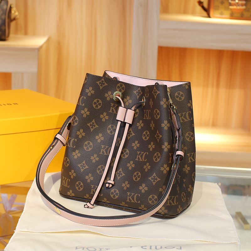 designer neonoe mm designer bucket bag handbag women luxury leather shoulder crossbody bag m44020