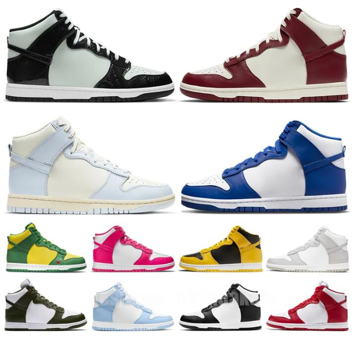 Dunks High Mens Womens OG Running Shoes Designer SB Team Red University Blue Sup By Any Means Vast Grey Game Royal Varsity Purple SBdunk Trainers casual Sneakers, 13
Dunks High Mens Womens OG Running Shoes Designer SB Team Red University Blue Sup By Any Means Vast Grey Game Royal Varsity Purple SBdunk Trainers casual Sneakers, 13