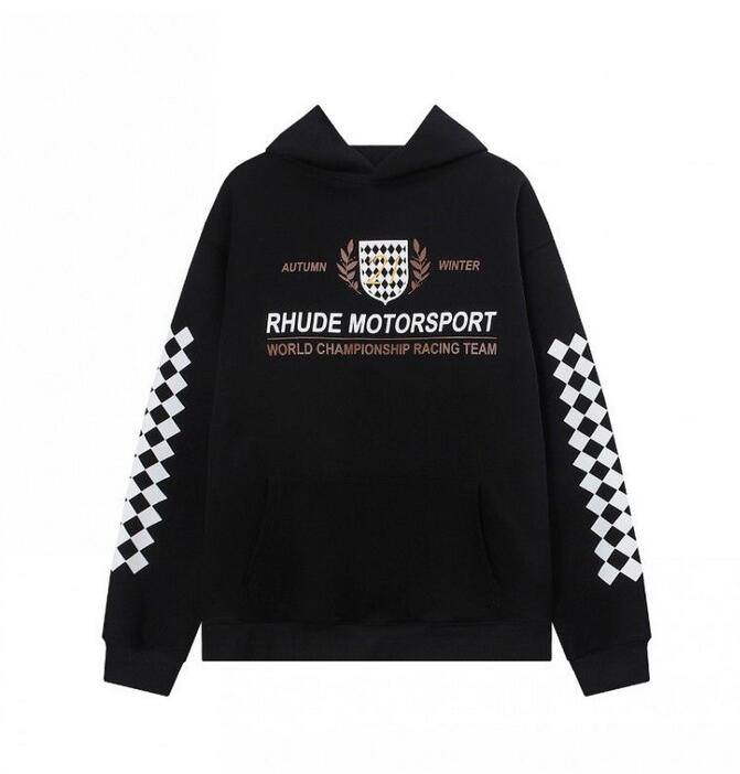 New Mens Hoodies Rhude Hooded Men Designer Fashion Popular Letters Printing Pullover Autumn Sweatshirts, Q11
New Mens Hoodies Rhude Hooded Men Designer Fashion Popular Letters Printing Pullover Autumn Sweatshirts, Q11
