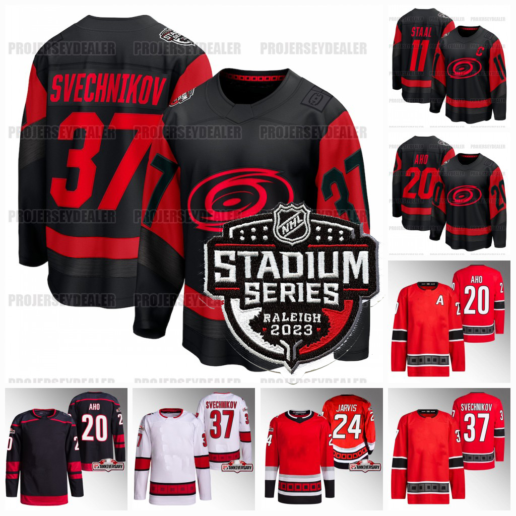 Brent Burns 2023 Stadium Series Hurricanes Jersey Carolina Pyotr Kochetkov Max Pacioretty Sebastian Aho Andrei Svechnikov Slavin Seth Jarvis Necas Skjei Staal