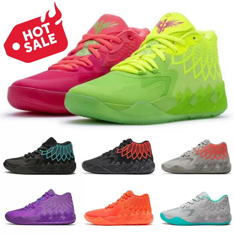 LaMelo Ball Basketball Shoes Mb.01 Mens Trainers Sports Sneakers Black Blast Buzz City Rock Ridge Red women Lo Ufo Not From Here Queen City Rick And Morty Eur 40-46