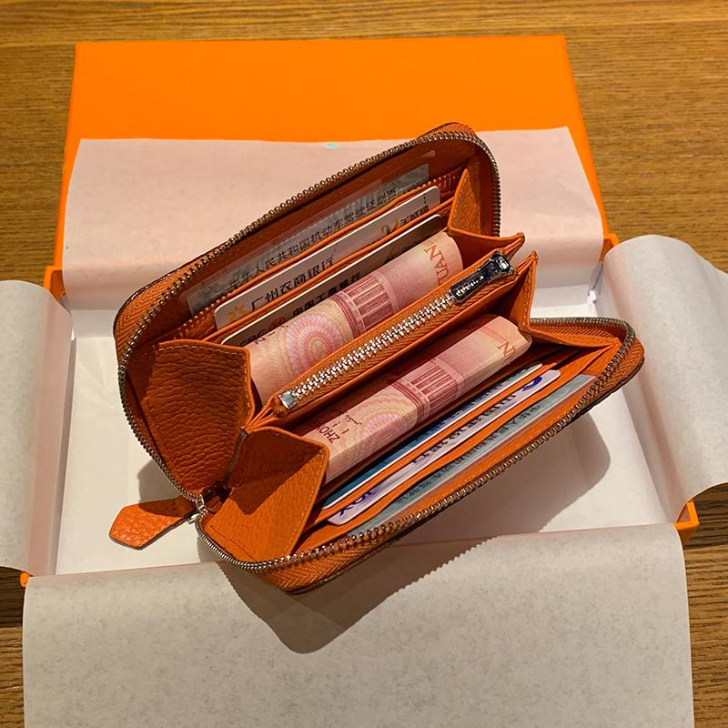 Free Shipping Wallets 2023 Women's Short Togo Leather Coin Bag With Zipper And Multi Card Pocket For Women Purses Designer Wallet Designer Bag Lu
