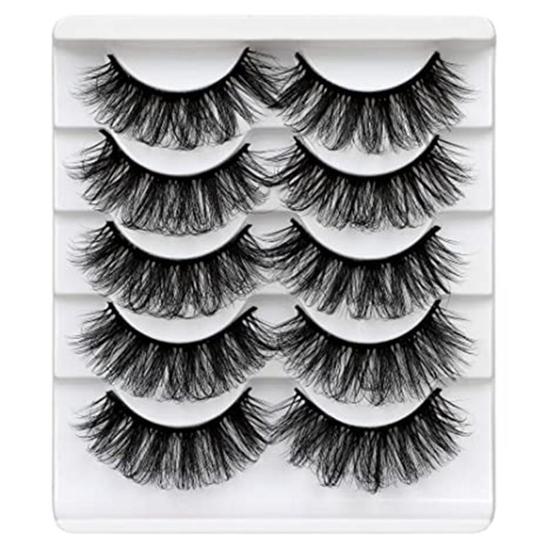 False Eyelashes 20mm Reusable Soft Band Cruelty-free Thick Long 5D Faux Mink Wispy Fluffy Eye Lashes Fast
False Eyelashes 20mm Reusable Soft Band Cruelty-free Thick Long 5D Faux Mink Wispy Fluffy Eye Lashes Fast