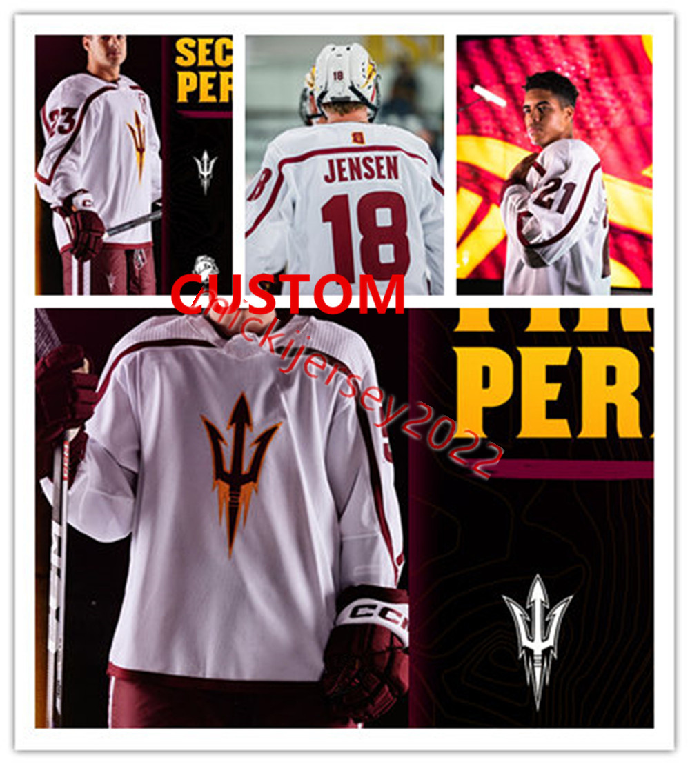 James Hockey Custom Stitched Arizona State Sun Devils Hockey Jersey Youth Ty Jackson Dylan Jackson Ethan Szmagaj Jacob Semik Jack Jensen Jack Judson, White arizona state
James Hockey Custom Stitched Arizona State Sun Devils Hockey Jersey Youth Ty Jackson Dylan Jackson Ethan Szmagaj Jacob Semik Jack Jensen Jack Judson, White arizona state
