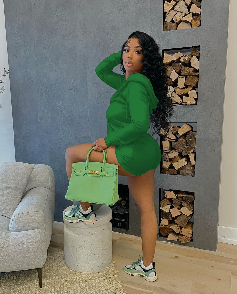 Designer Fall Winter Clothes Women Tracksuits Active Outfits Long Sleeve Jacket and Shorts Casual Solid Sportswear Outwork Sweatsuits Outdoor Jogger S