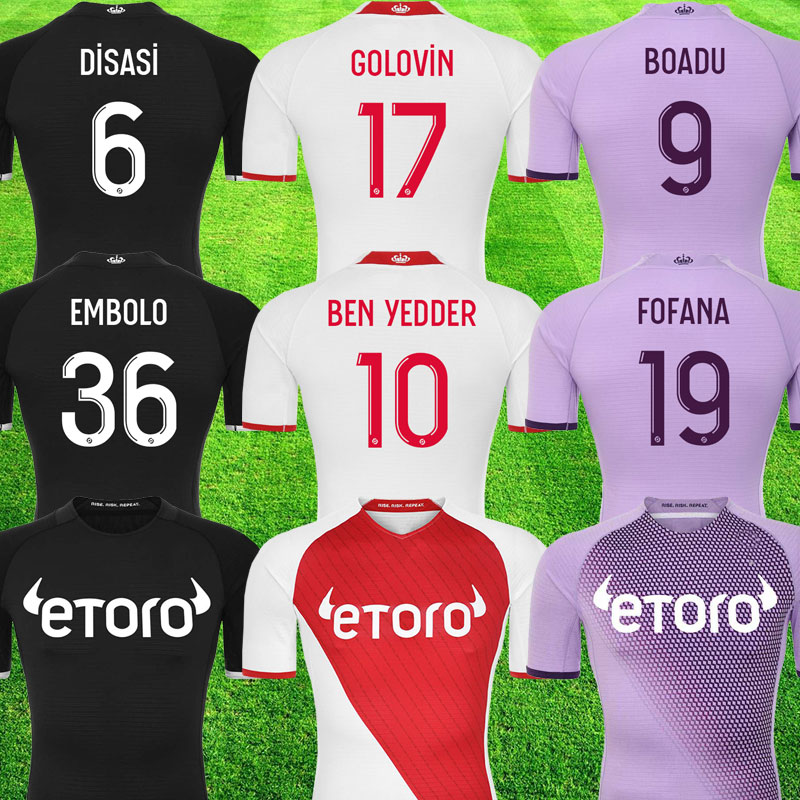 22 23 maillots AS Monaco Soccer Jerseys BEN YEDDER BOADU GOLOVIN 2022 2023 EMBOLO Men Kids Flocage JORGE VOLLAND Football Shirt VOLLAND DISASI maillot de foot, Third
22 23 maillots AS Monaco Soccer Jerseys BEN YEDDER BOADU GOLOVIN 2022 2023 EMBOLO Men Kids Flocage JORGE VOLLAND Football Shirt VOLLAND DISASI maillot de foot, Third