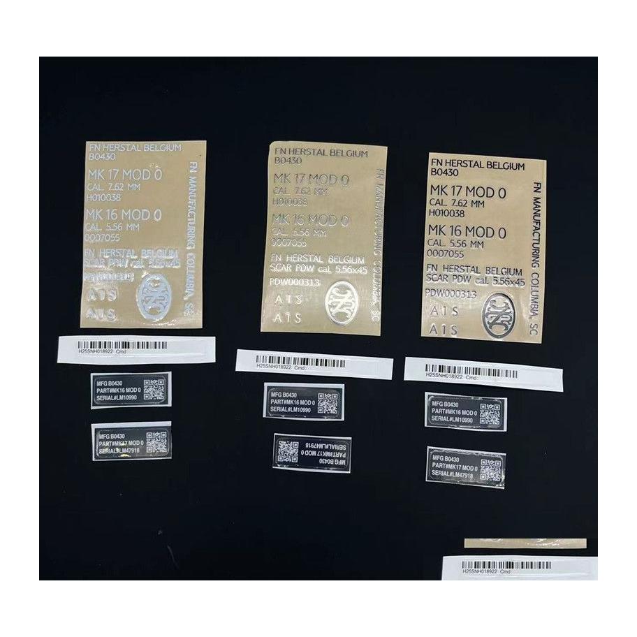 Tactical Accessories Jinming 168 Scar Metal Sticker Diy Decoration Mk18 Weill G36 M4 Gel Ball Water Gun Hk416 Lehui Ak74 Drop Delive Dhuj4
Tactical Accessories Jinming 168 Scar Metal Sticker Diy Decoration Mk18 Weill G36 M4 Gel Ball Water Gun Hk416 Lehui Ak74 Drop Delive Dhuj4