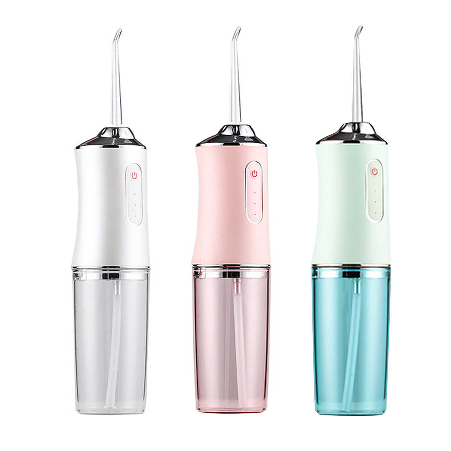 Oral Irrigators Other Hygiene Electric Irrigator Portable Household Teeth Flosser Water Spraying Washing Tool with Nozzle 221215