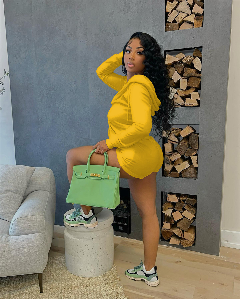 Designer Fall Winter Clothes Women Tracksuits Active Outfits Long Sleeve Jacket and Shorts Casual Solid Sportswear Outwork Sweatsuits Outdoor Jogger S