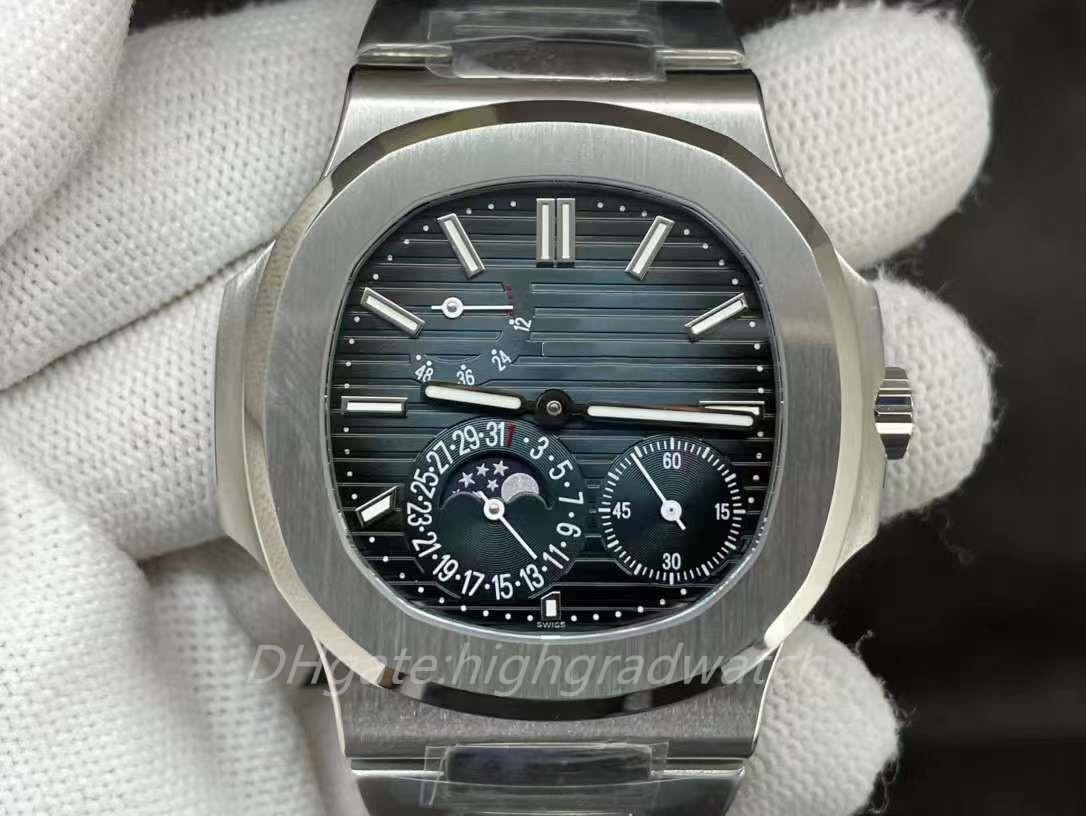 ZF Factory PP watch baidafili steel king 5712GR domineering president PPF Nautilus multifunctional date sun moon CAL 240 movement automatic mechanical men watches, As picture
ZF Factory PP watch baidafili steel king 5712GR domineering president PPF Nautilus multifunctional date sun moon CAL 240 movement automatic mechanical men watches, As picture