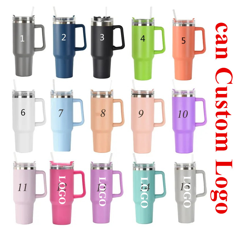 40oz Stainless Steel tumbler with colorful Handle and Straw Reusable Insulated travel Tumbler big capacity Water Bottle Cup, Multi-color
40oz Stainless Steel tumbler with colorful Handle and Straw Reusable Insulated travel Tumbler big capacity Water Bottle Cup, Multi-color