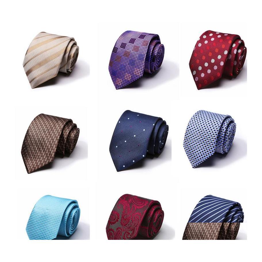 Neck Ties Men Tie Classic Solid Color Stripe Flower Floral 7.5Cm Jacquard Necktie Accessories Daily Wear Cravat Wedding Party Gift D Otkbr
Neck Ties Men Tie Classic Solid Color Stripe Flower Floral 7.5Cm Jacquard Necktie Accessories Daily Wear Cravat Wedding Party Gift D Otkbr