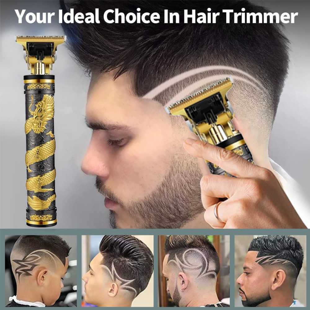 Electric Shavers T9 0MM Electric Cordless Hair Cutting Machine Professional Hair Barber Trimmer For Men Clipper Shaver Beard Lighter T230129