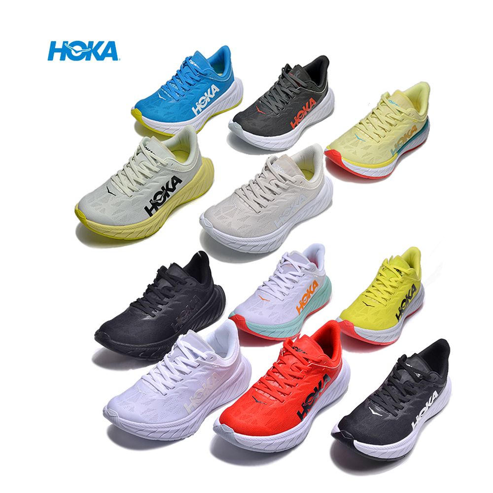 Hoka One One Running Shoes The Bondi 8 Clifton Viii With Carbon X 2 Series Snea…