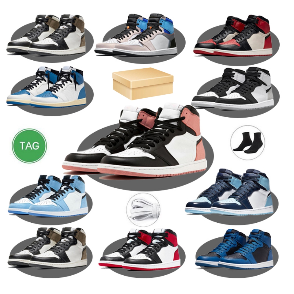 Jumpman 1 Basketball Shoes Men 1s Lost Found True University Blue Hyper Royal Panda dark Mocha bred shadow UNC Smoke Grey Women Sports, 17
Jumpman 1 Basketball Shoes Men 1s Lost Found True University Blue Hyper Royal Panda dark Mocha bred shadow UNC Smoke Grey Women Sports, 17