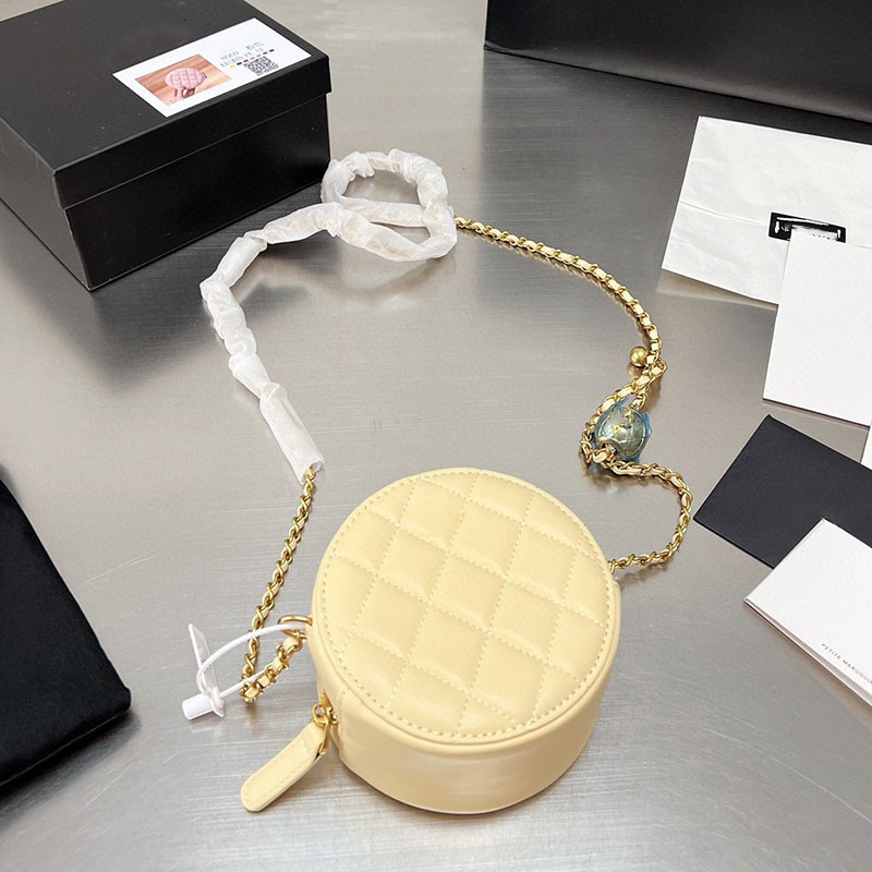 CC Bags Luxury Brand Cross Body Women Round Crossbody Bags Matelasse Leather Handbags Mini Shoulder Bag Coin Purse Wallet Card Holder Classi, Grey
CC Bags Luxury Brand Cross Body Women Round Crossbody Bags Matelasse Leather Handbags Mini Shoulder Bag Coin Purse Wallet Card Holder Classi, Grey