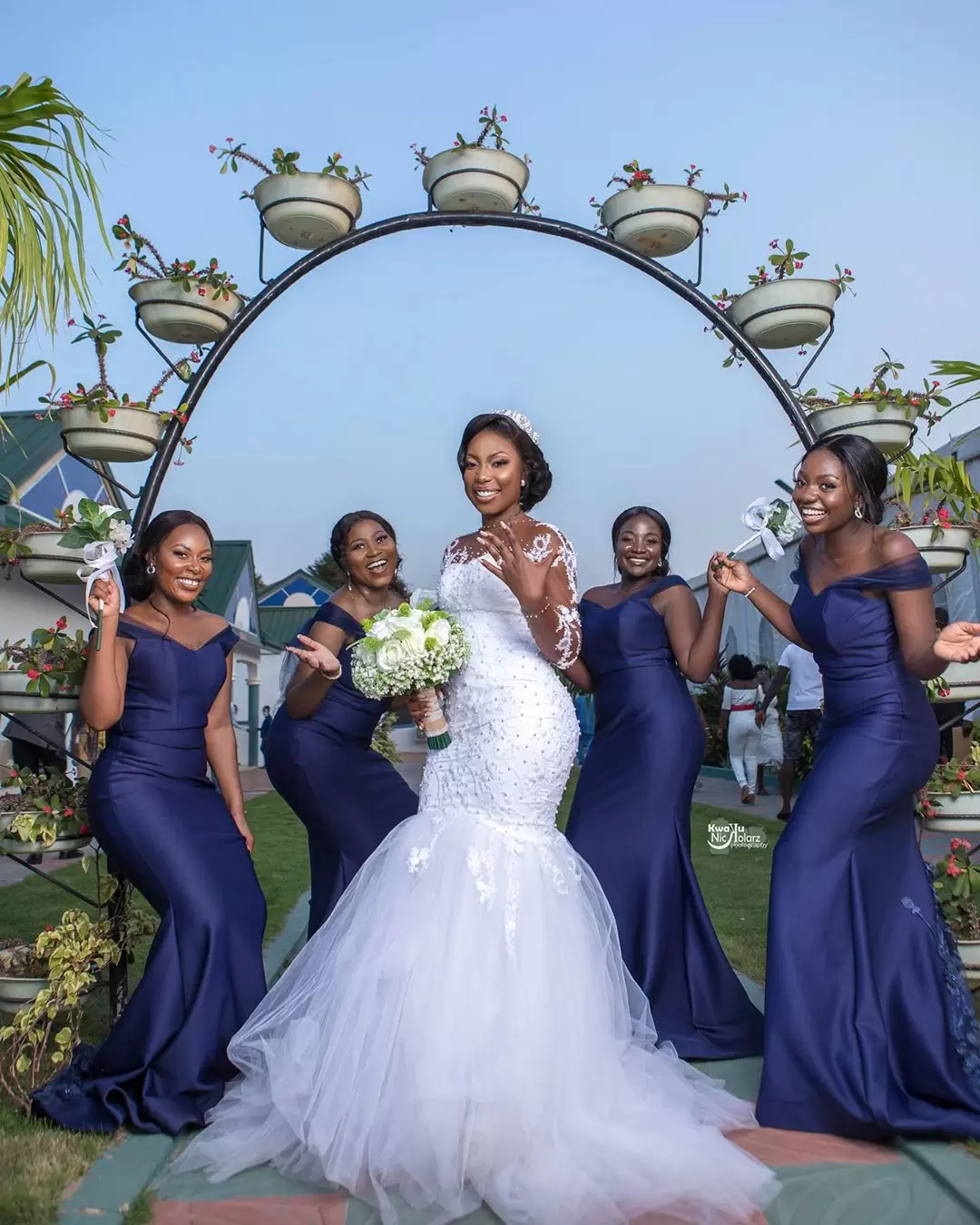 Luxury African Nigeria Mermaid Wedding Dresses Pearls Beaded Long Sleeves Bride Formal Gowns Modern Ivory Plus Size Bridal Dress 2023 Vestido De Novia