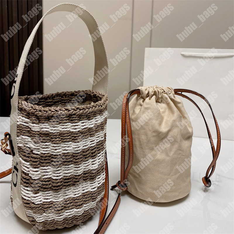 Summer Beach Bags Raffia Shoulder Bag Designer Woody Bucket Bag Women Basket Straw Small Tote Fashion Cross Body Luxury Womens Handbags, C1
Summer Beach Bags Raffia Shoulder Bag Designer Woody Bucket Bag Women Basket Straw Small Tote Fashion Cross Body Luxury Womens Handbags, C1