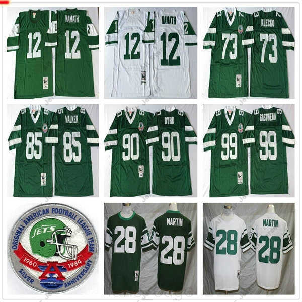 Football Jerseys NCAA Vintage Top #12 Joe Namath 28 Curtis Martin Joe Klecko Wayne Chrebet Wesley Walker Dennis Byrd 99 Mark Gastineau Football Jerseys, As picture
Football Jerseys NCAA Vintage Top #12 Joe Namath 28 Curtis Martin Joe Klecko Wayne Chrebet Wesley Walker Dennis Byrd 99 Mark Gastineau Football Jerseys, As picture
