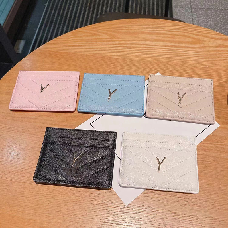 Designer Card Holder Men Womens Cards Holders Black Lambskin Mini Wallets Coin purse pocket Interior Slot Pockets Genuine Leather small bag gifts Support wholesale, Khaki y
Designer Card Holder Men Womens Cards Holders Black Lambskin Mini Wallets Coin purse pocket Interior Slot Pockets Genuine Leather small bag gifts Support wholesale, Khaki y