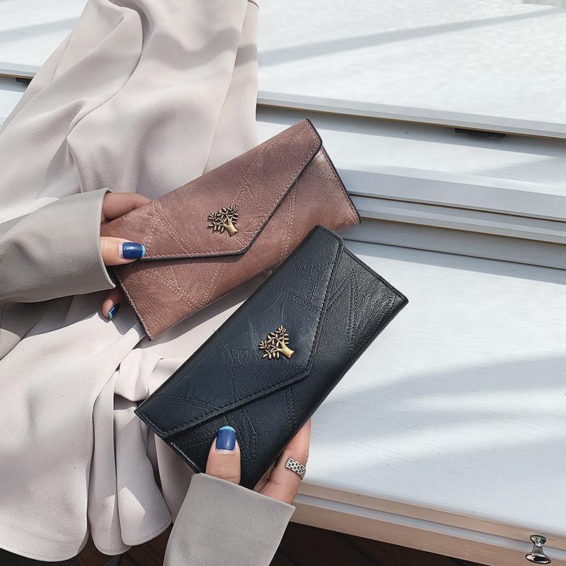 Wallets 30% Off Long Wallet Women's Buckle Clutch Bag Stitching Small Tree Envelope Multi-card Change Card Package, Black
Wallets 30% Off Long Wallet Women's Buckle Clutch Bag Stitching Small Tree Envelope Multi-card Change Card Package, Black