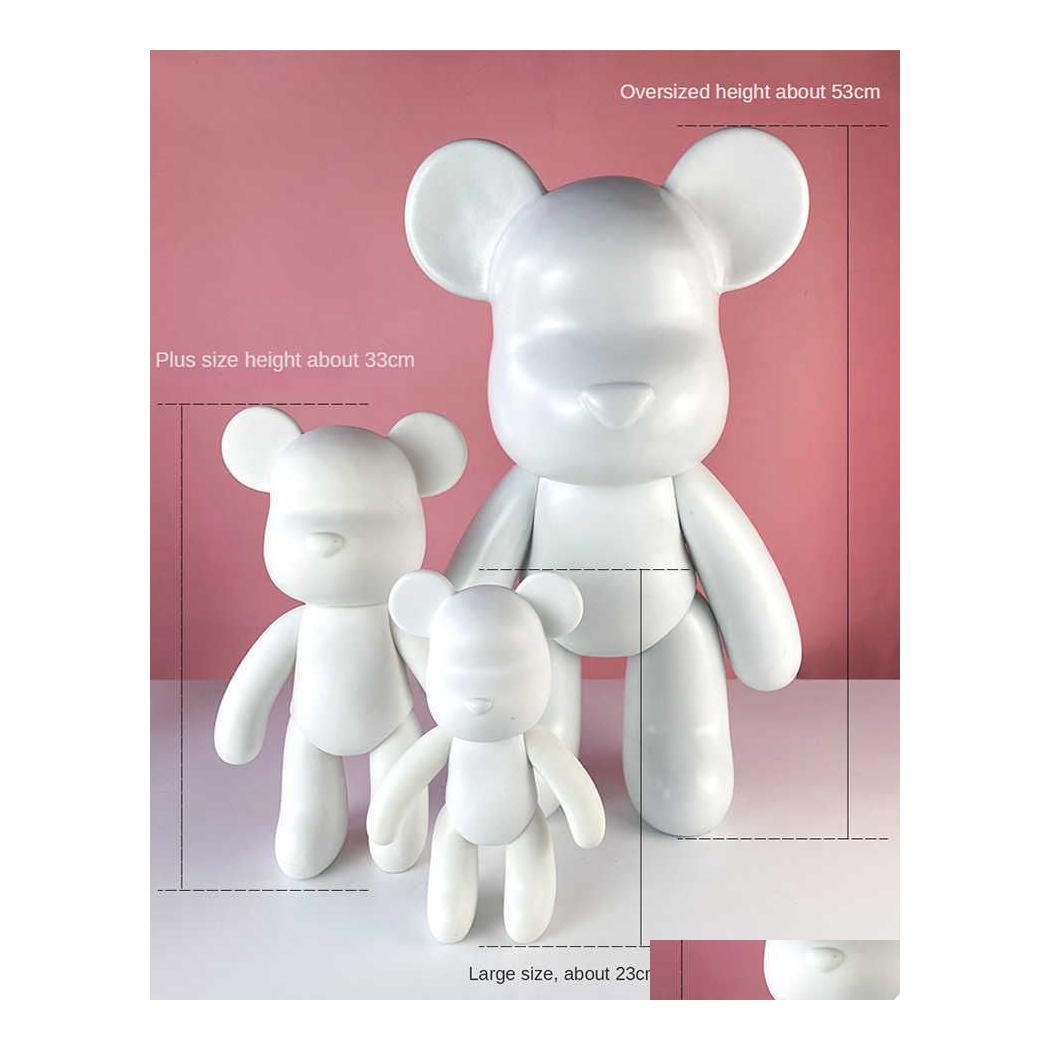 Novelty Games 7/18/23/33Cm Fluid Bear White Mold Handmade Diy Graffiti Bearbrick Statue Manual Parentchild Toys Violent Scpture Deco Dhlax
Novelty Games 7/18/23/33Cm Fluid Bear White Mold Handmade Diy Graffiti Bearbrick Statue Manual Parentchild Toys Violent Scpture Deco Dhlax