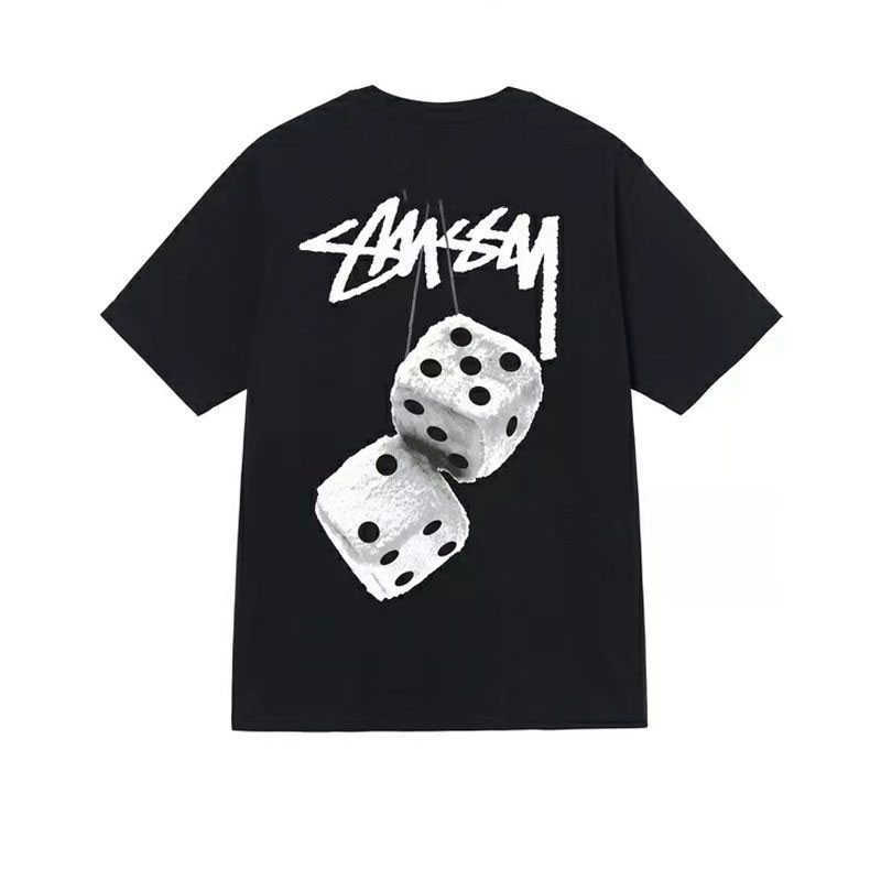 Designer Luxury fashion brand stussys Classic Mens And Womens T Shirt Dice pattern printed alphabet Summer High Street Trend Tee C3
Designer Luxury fashion brand stussys Classic Mens And Womens T Shirt Dice pattern printed alphabet Summer High Street Trend Tee C3