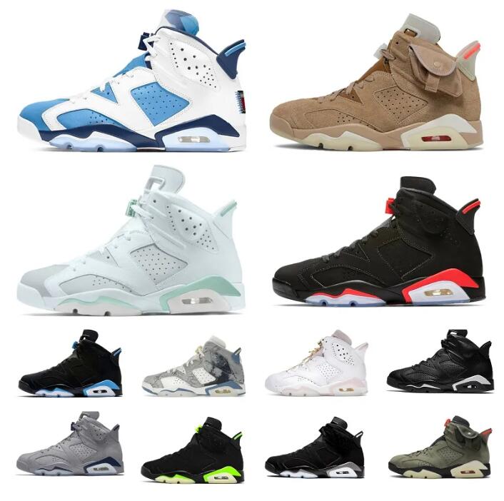 2023 OG Jumpman 6 6s Men Retro Basketball Shoes Travis British Khaki UNC White Mint Foam Midnight Navy Metallic Silver DMP Georgetown Black Infrared, 22
2023 OG Jumpman 6 6s Men Retro Basketball Shoes Travis British Khaki UNC White Mint Foam Midnight Navy Metallic Silver DMP Georgetown Black Infrared, 22